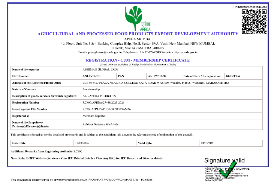 apeda rcmc certificate jpg