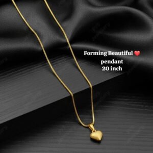 micro gold chain with pendent