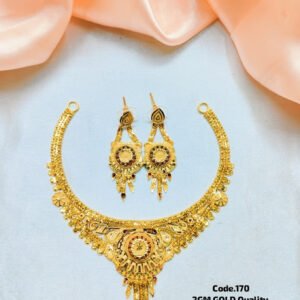 premium 2 gm gold plated necklace